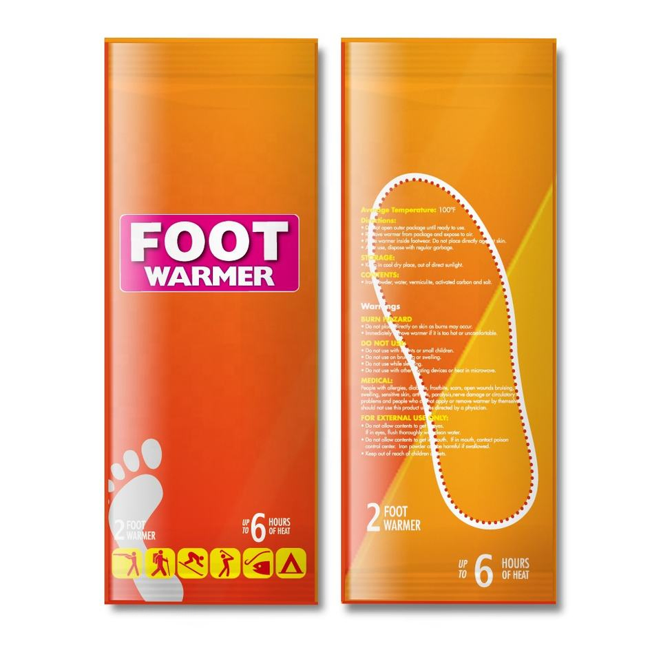 Disposable Body Warmer Heat Pack Heated Insole Foot Warmer