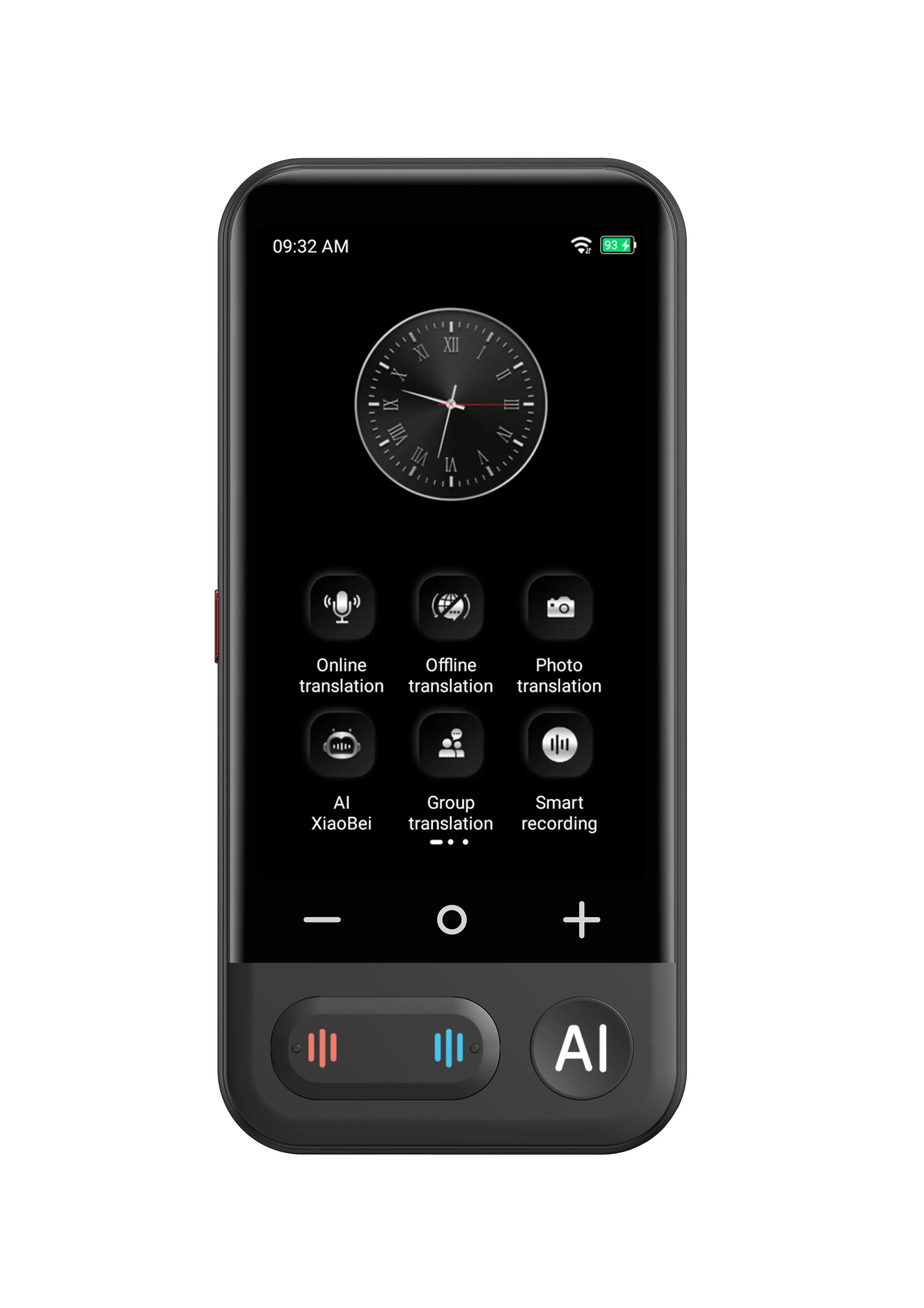 Mini Ai Two Way Real Time 150 Type Language Translator Device for Global Travelers