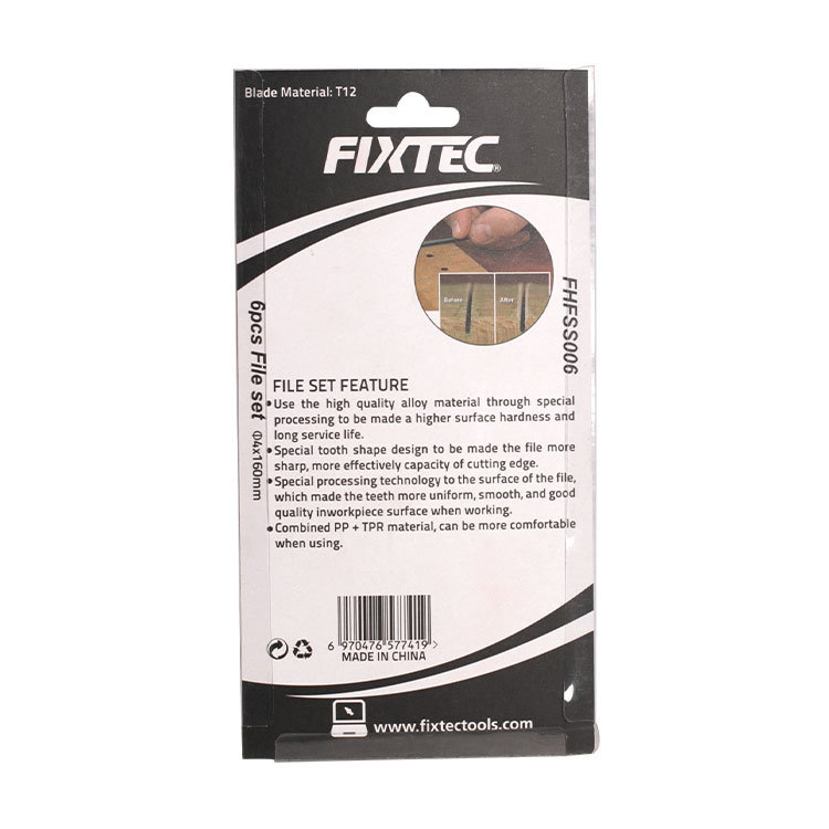 Набор алмазных надфилей Fixtec 6 шт для точных работ