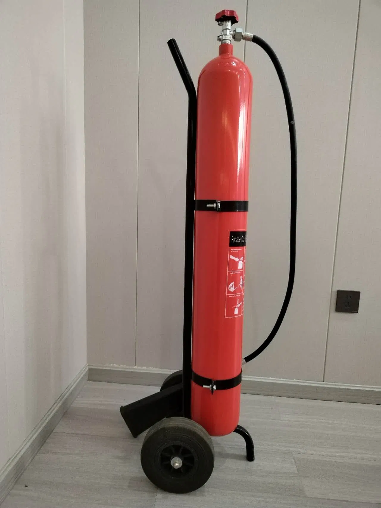 Plastic Steel Trolley Fire Extinguisher Accessories Wheel