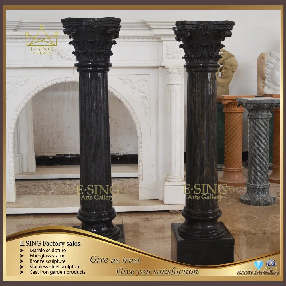 Simple Natural Stone Onyx Marble Small Pillar for Home Decoration