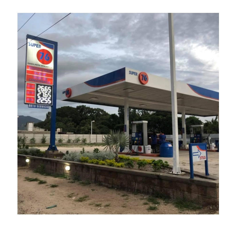 Fuel Price Sign Gasoline Station Large 7 Segment Outdoor Board LED Gas Price Display