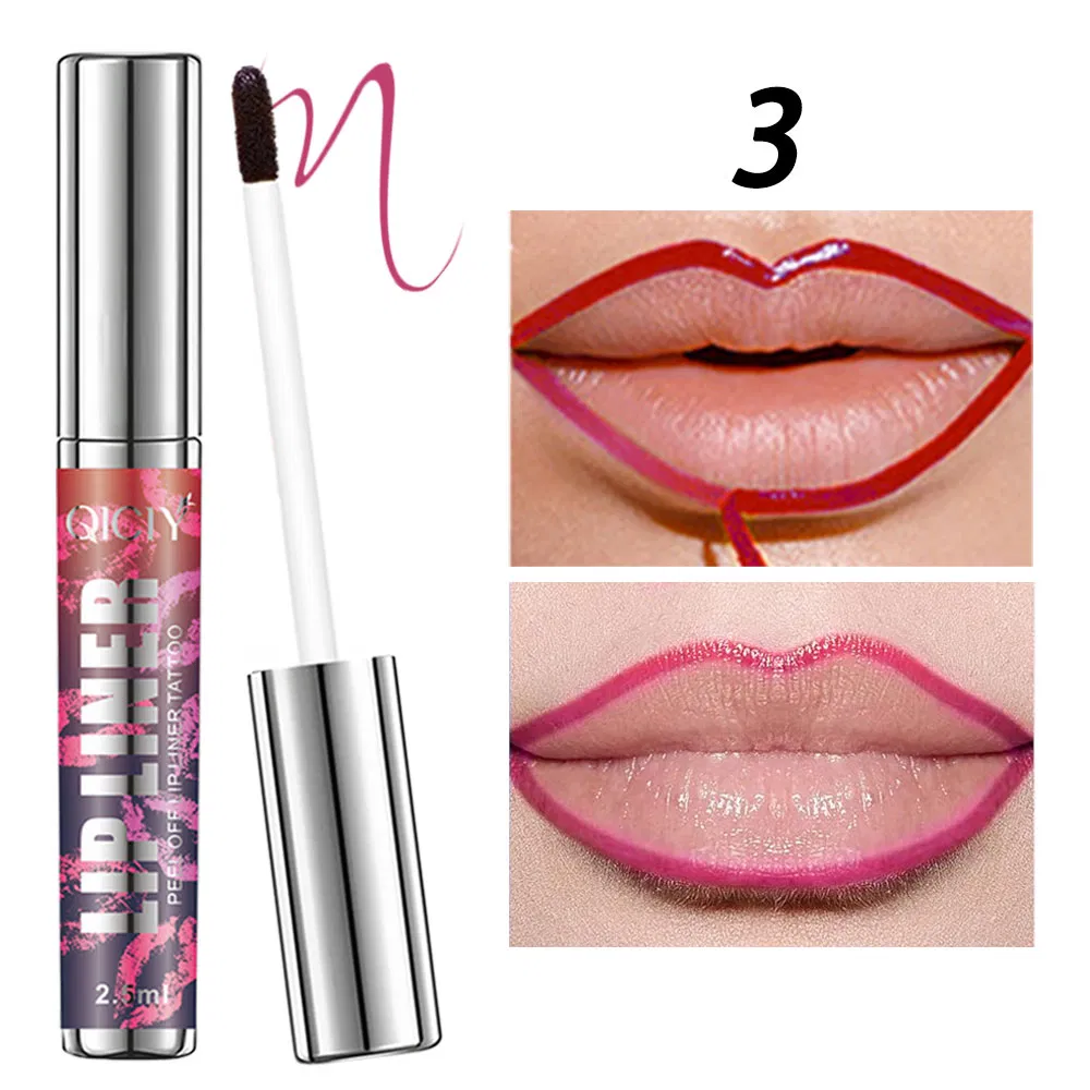 2.5ml Makeup 4 Color Lips Pen Tear Lip Liner