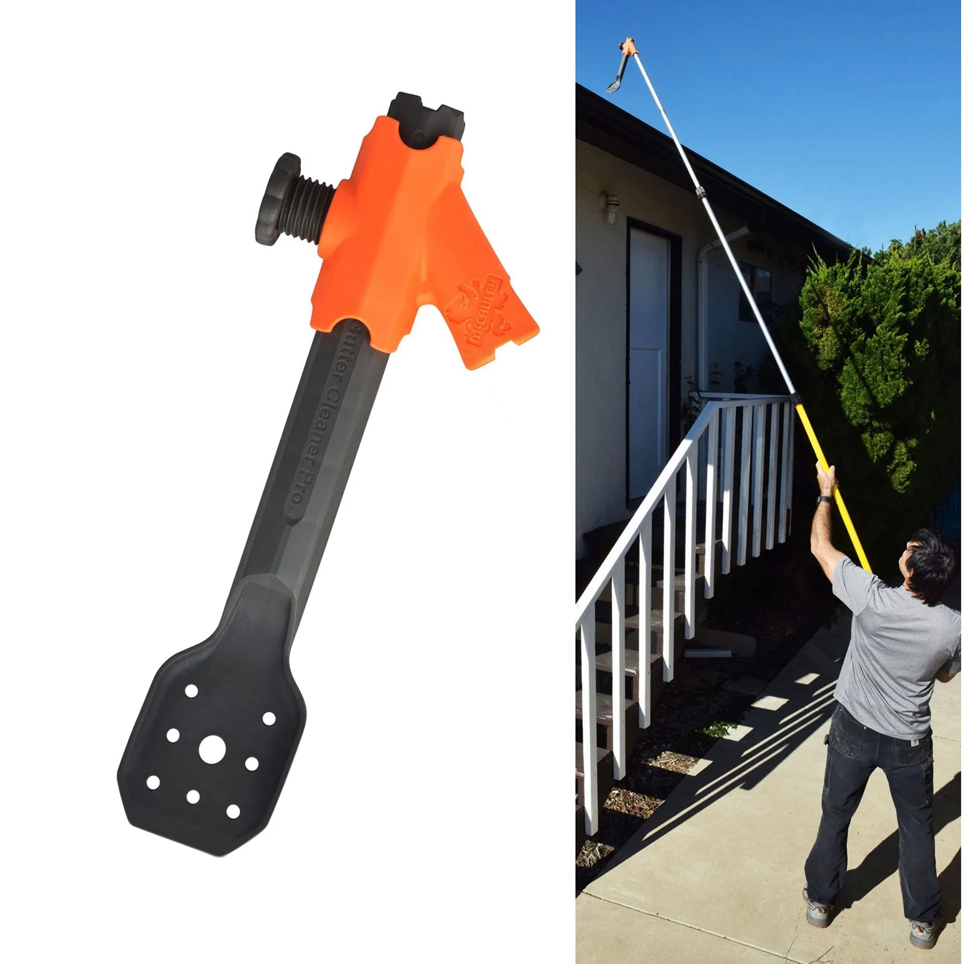 Gutter Cleaner PRO for Hard to Reach Roof Ez28962