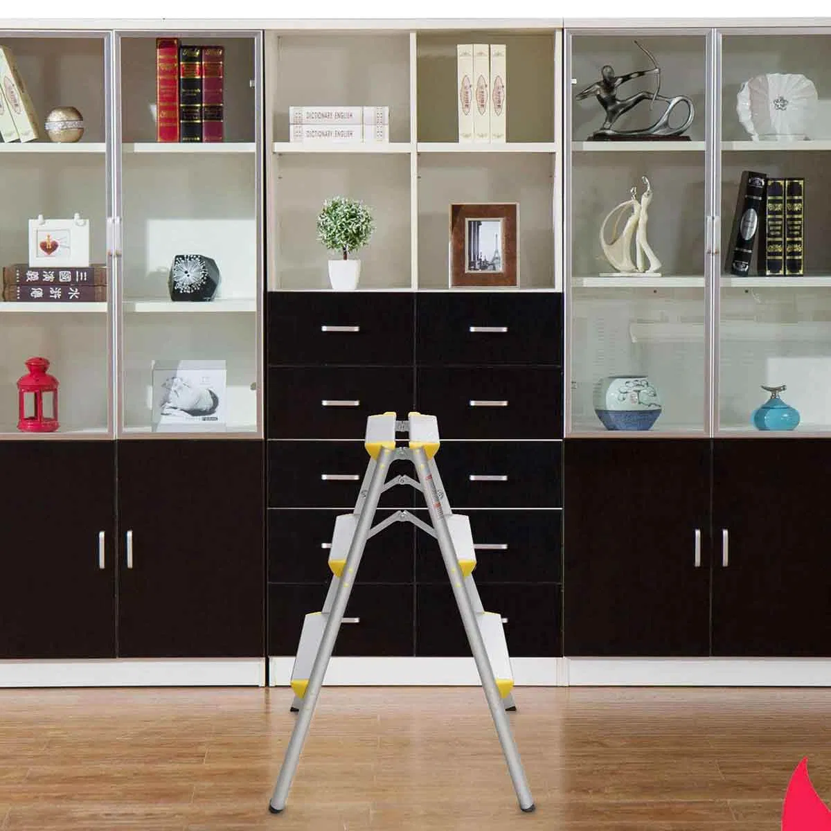 Folding Step Ladder Household Portable Bench Ladder (26480201)