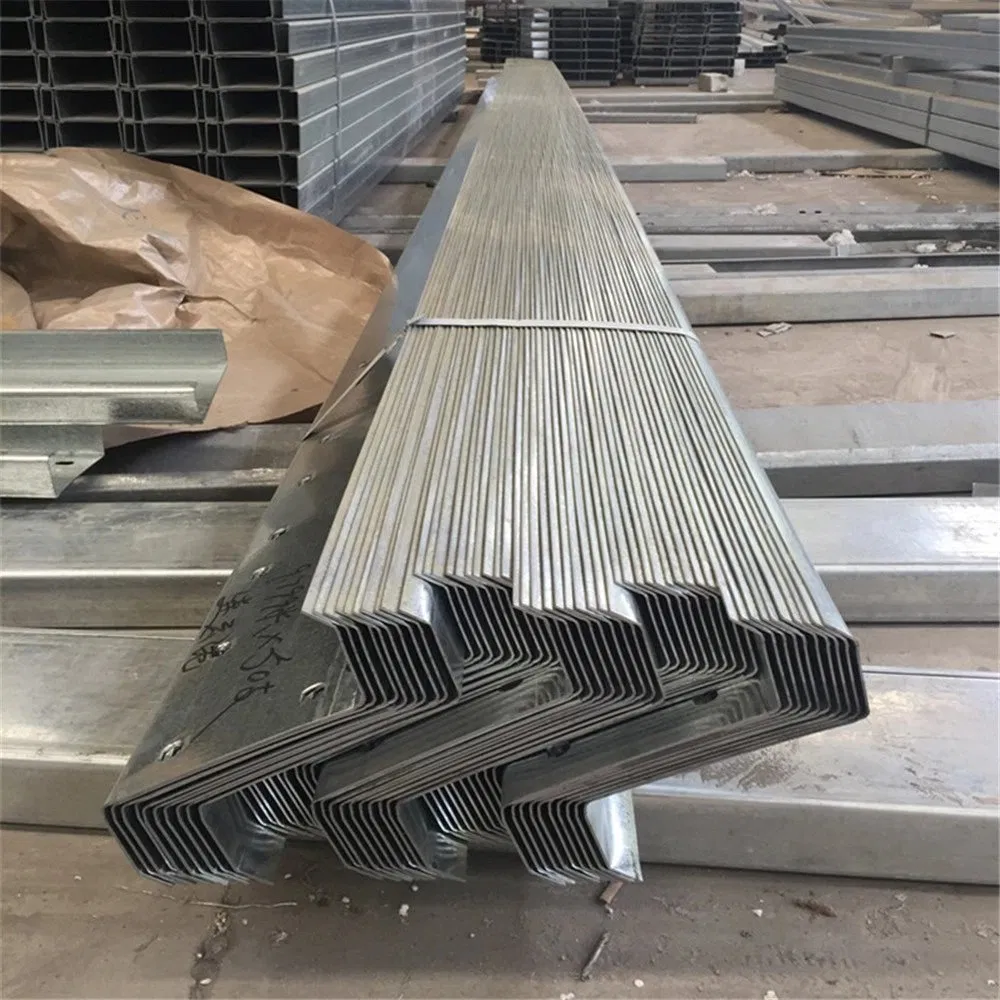 Z Type Channel Steel Cold Rolled Steel Galvanized Steel Z Purlin