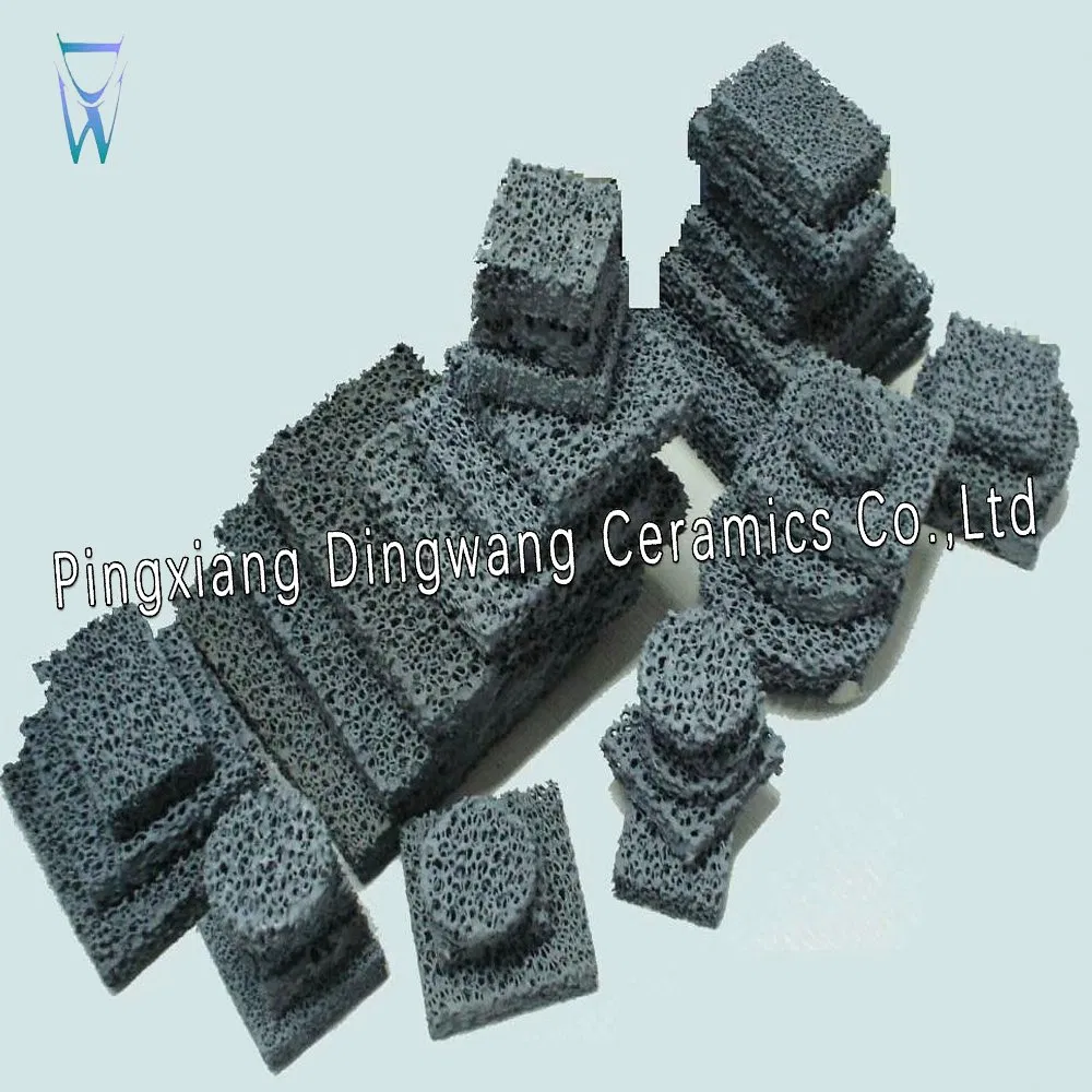 Пористый керамический фильтр Alumina Zirconia SiC для литья
