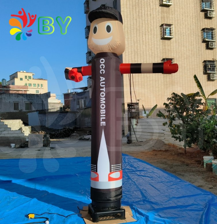 Custom Inflatables Advertising Products Inflatable Air Dancer Wave Man Sky Dancer Blower Inflatable