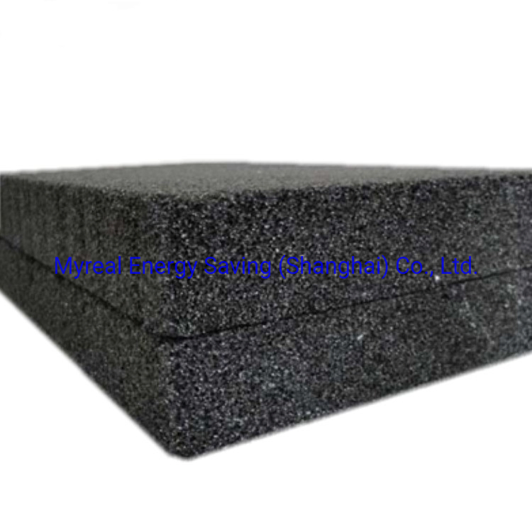 Black Color Building Materials Heat Insulation Foam Glass Board