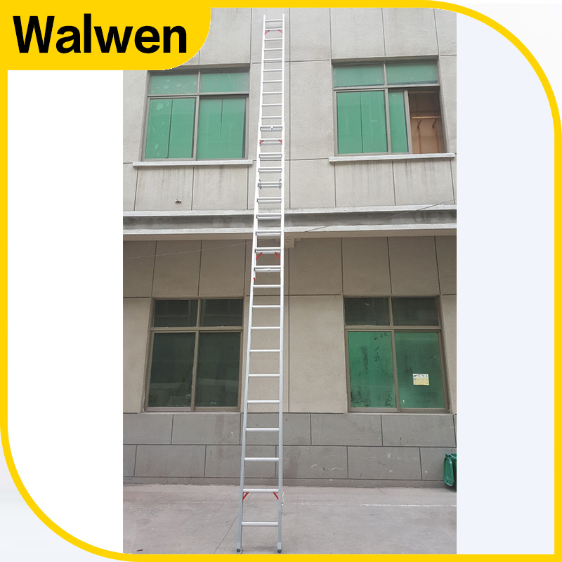 6m to 12m Aluminum&Aluminium Telescopic&Extension Firefighting Rope Ladder with 2*20step