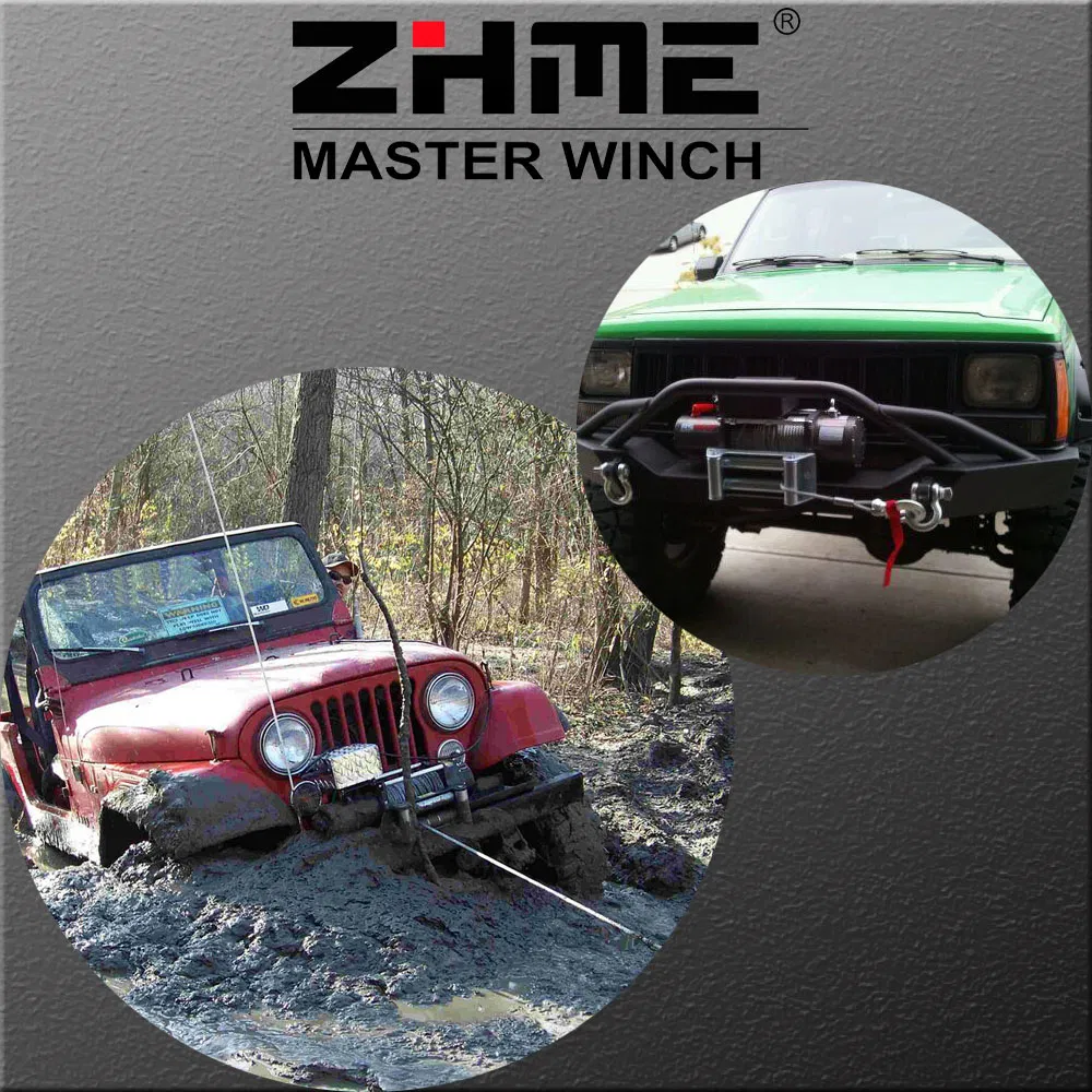 9500 lbs Pull 12V DC Electric Winch with Wire Rope