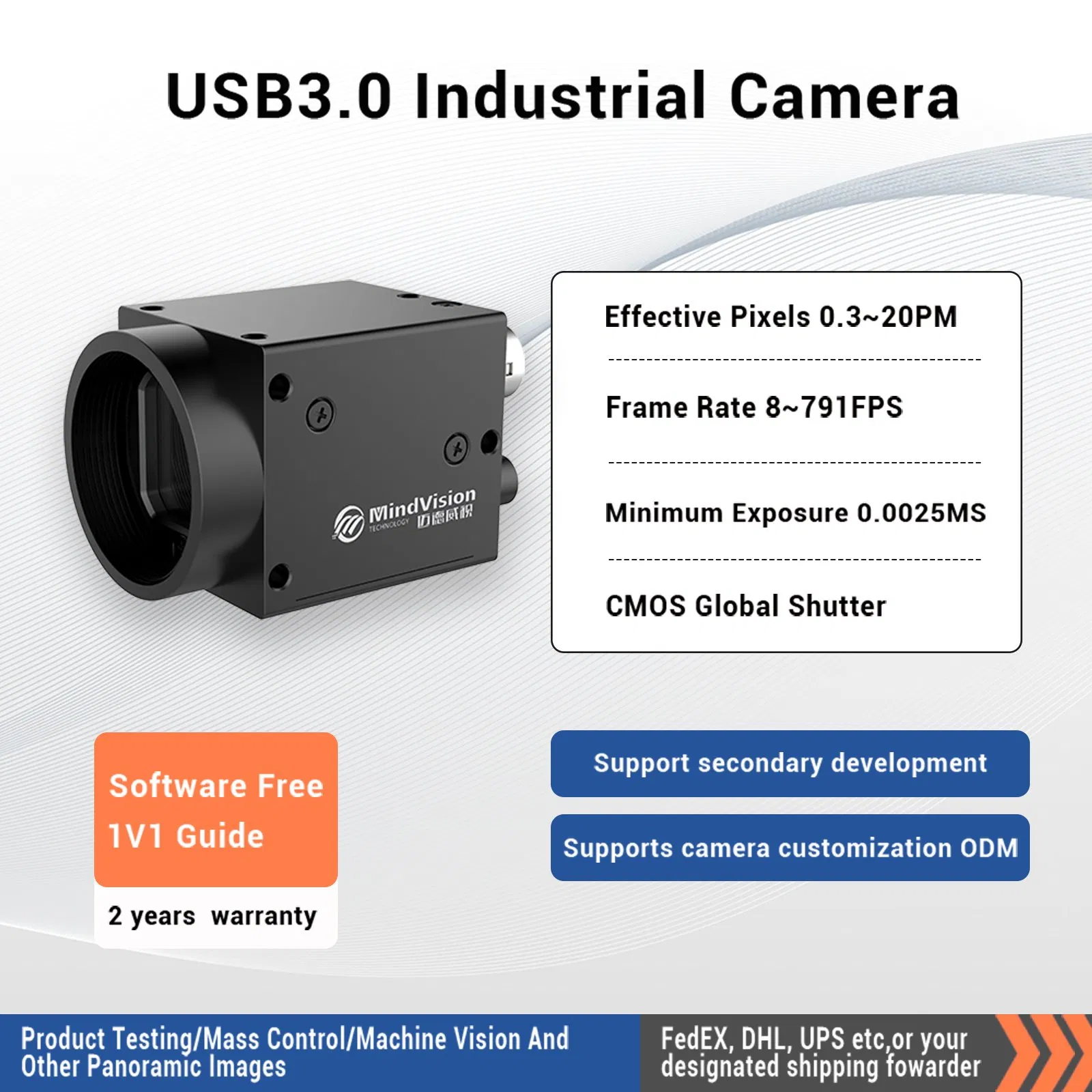 8.9MP USB 3.0 High-Resolution Camera for Industrial Applications