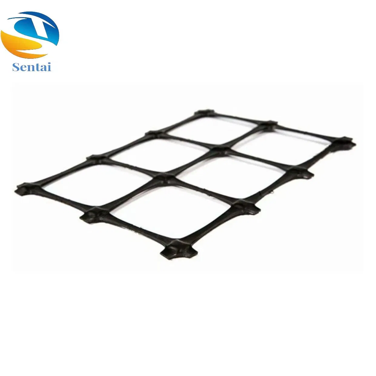 Steel Plastic Grid 100kN Road Foundation with Bi-Directional Reinforcement and High-Strength Convex Node Gsz Geogrid