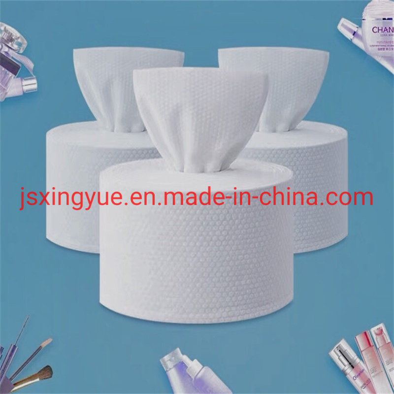 Non-Woven Make up Dry Cleaning Facial Tissue Rolls