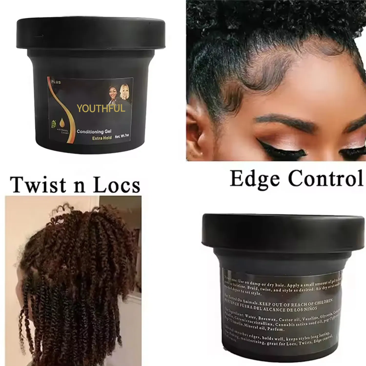 New Formula Olive Oil Extract Shine Jam Hair Styling Mud