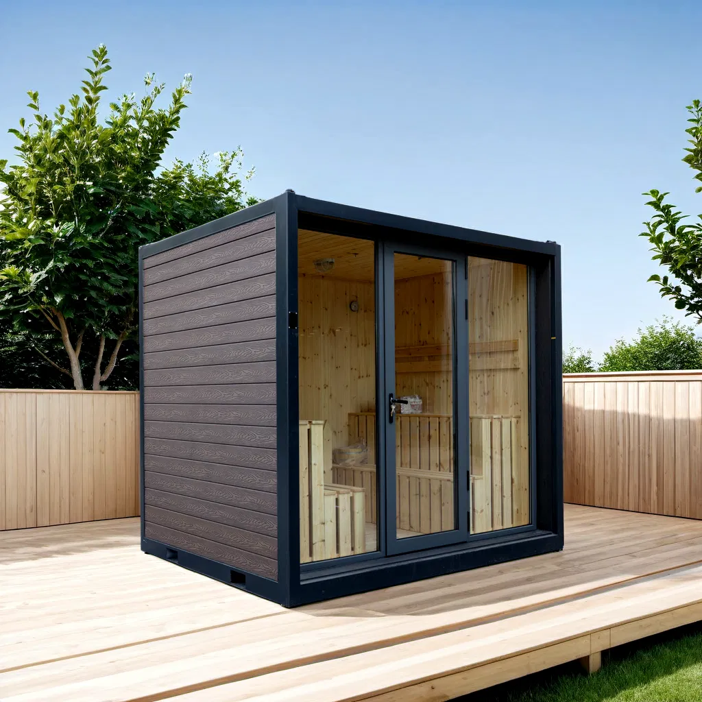Premium Backyard Sauna Room with Waterproof Fireproof and UV Protection