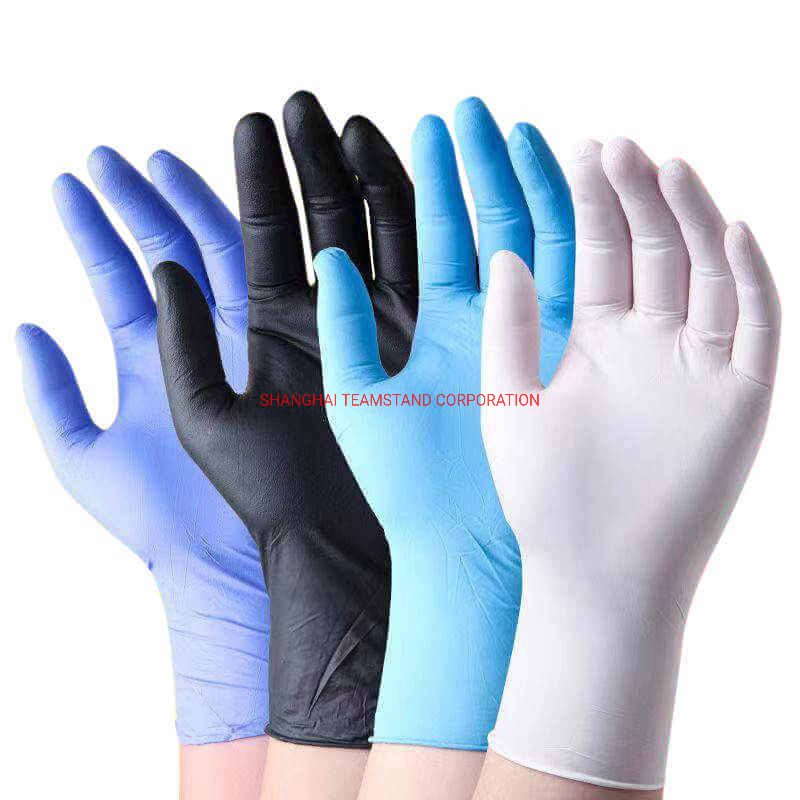 Medical Supply Disposable Nitrile Gloves with Factory Price