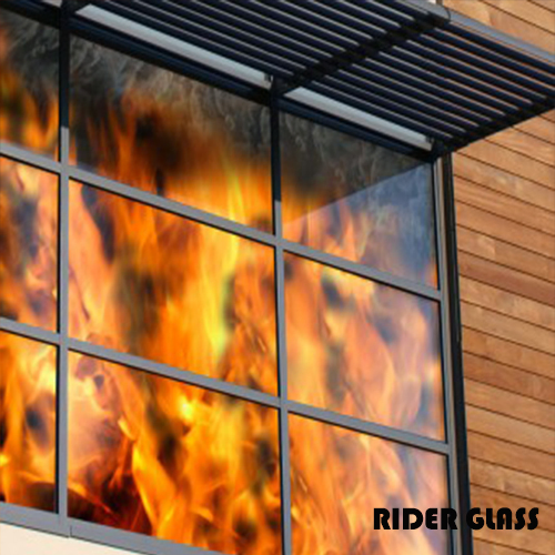 High quality Fire Rated Glass Tempered Anti Fire Glass for Building