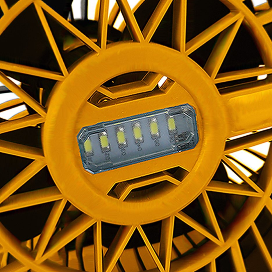 Portable Cordless Fan with Rechargeable Battery for Outdoor Camping