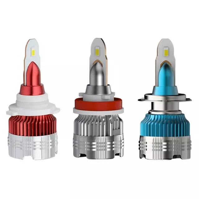 Миниатюрная светодиодная фара H11 H7 H4, 36W/48W