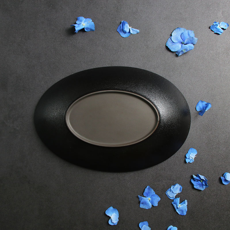 Chaozhou Wholesale Matte Black Salad Bowls for Restaurant