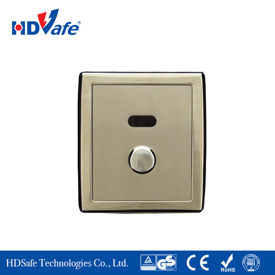 3u Hands Free Infrared Sensor Flushing Automatic Toilet Flusher with Button