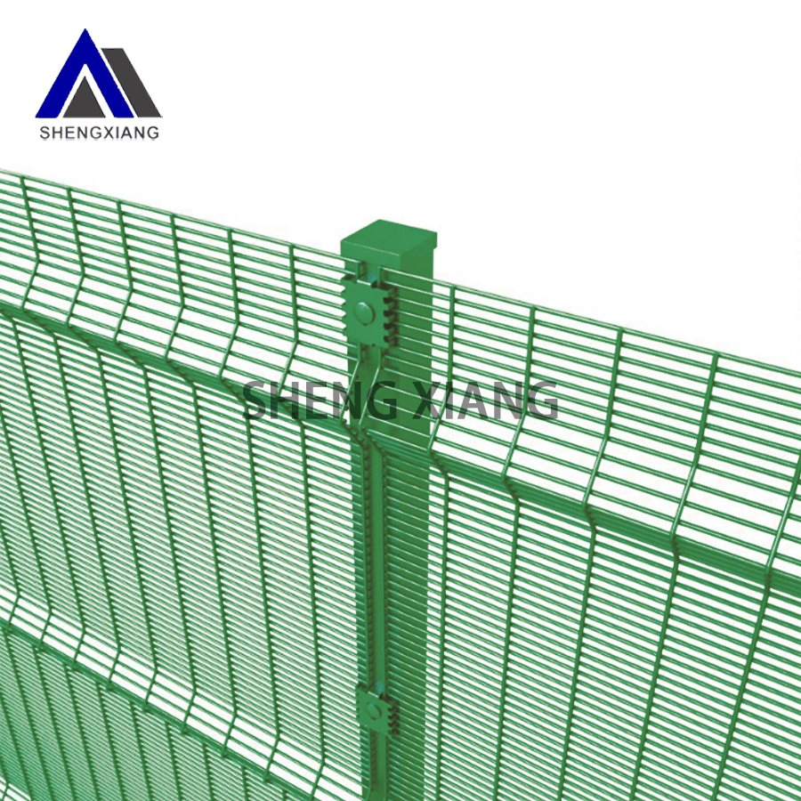 Hot Selling High Security 358 Fence 3m High Galvanized Fence Panel Powder Coated Clear View High Security Anti-Climb Welded Mesh Fence for South Africa