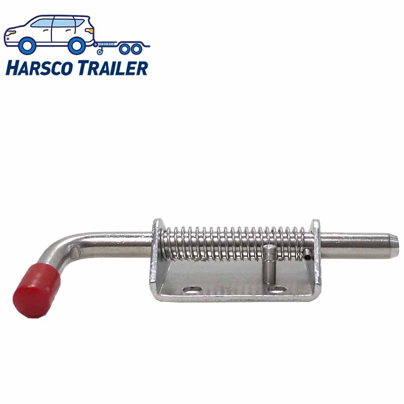 10X135mm Spring Bolt 220mm Z/P Trailer HorseBox Lorry Shed Gate