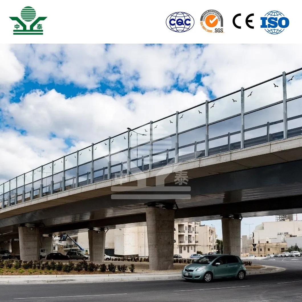 Zhongtai Sound Proof Wall Barrier China Factory Temporary Acoustic Fencing 2960*500*80 Bridge Sound Barrier