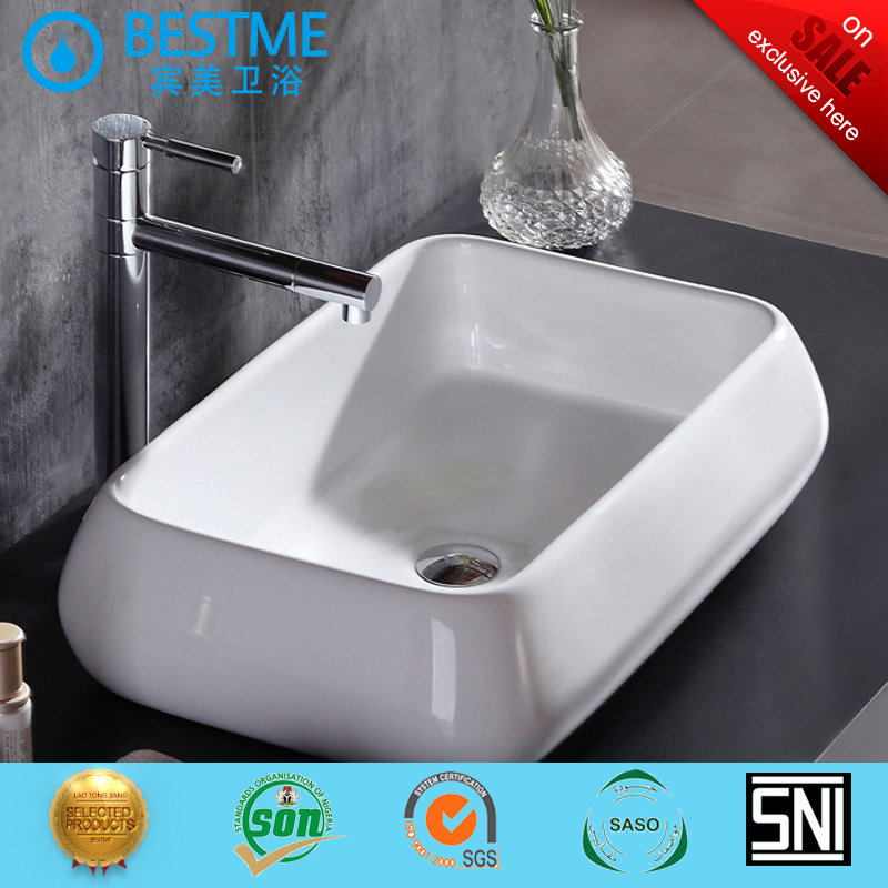 Manufacture Ceramic Basins on Promotion Sale Wash Basin for Bathroom Bc-7064