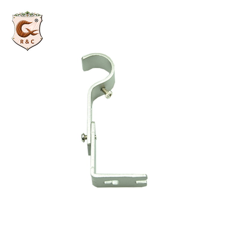 Wholesale Single Adjustable Steel Curtain Rod Bracket Holders