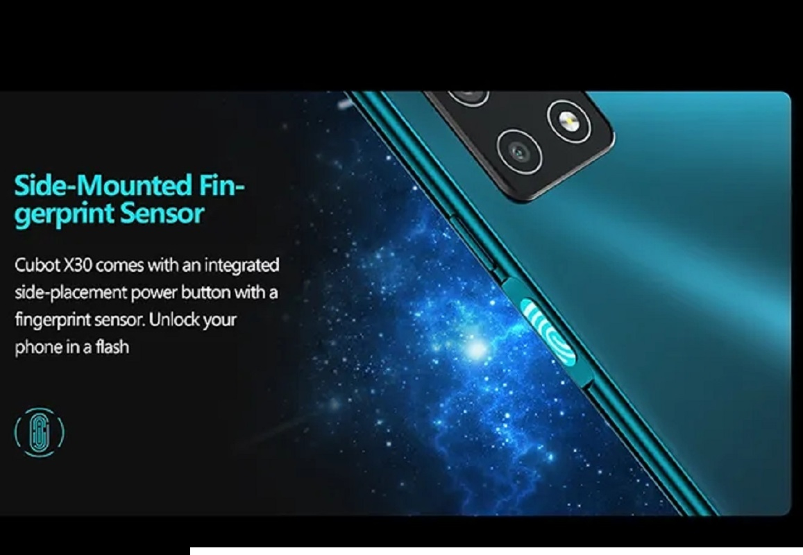 Смартфон Cubot X30 8/128GB с отпечатком пальца