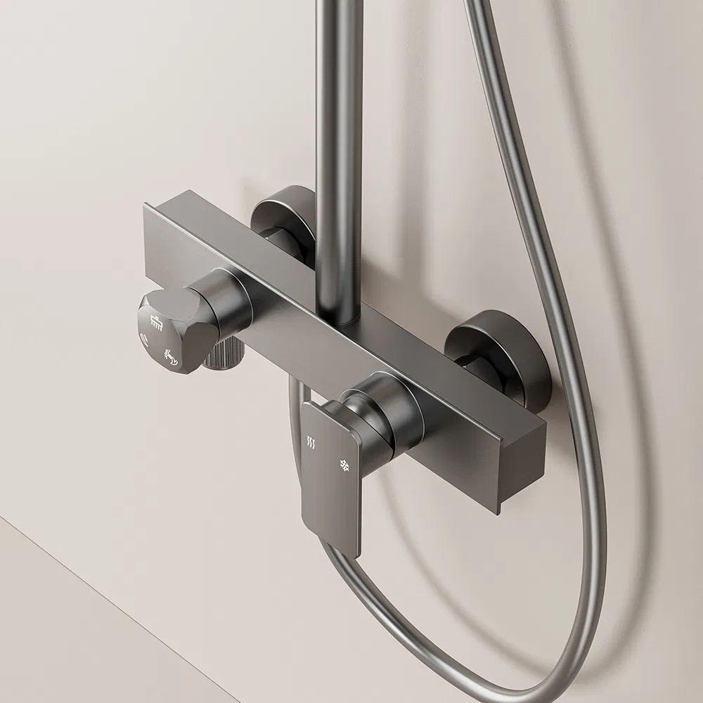 Premium Three-Function Rainfall Shower Set for Luxury Bathrooms