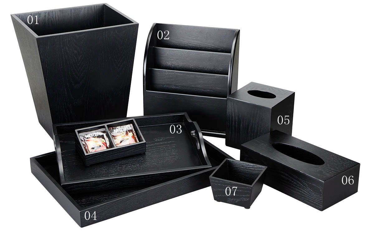 Wooden Products Black Ash Series Turndown/ Service Tray