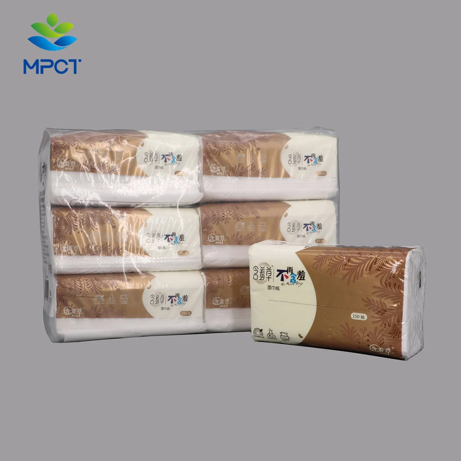 Premium Natural Toilet Tissue Paper Roll for Household OEM Factory Pulp 2/3 Ply Facial Tissue Paper for Daily Use