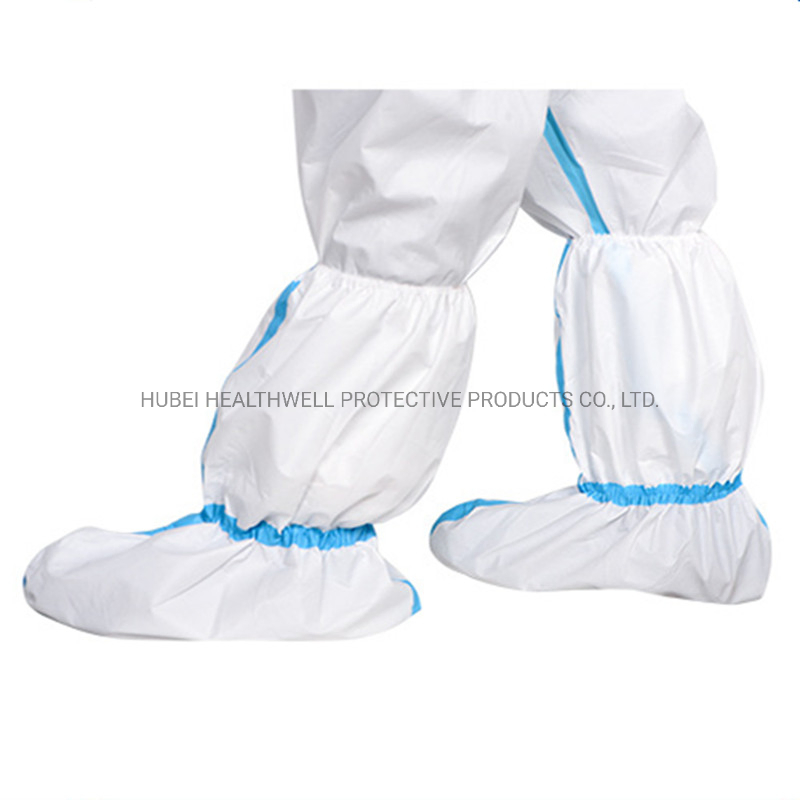 Disposable Sf Non Woven Medical Boot Cover with Elastic Ankle