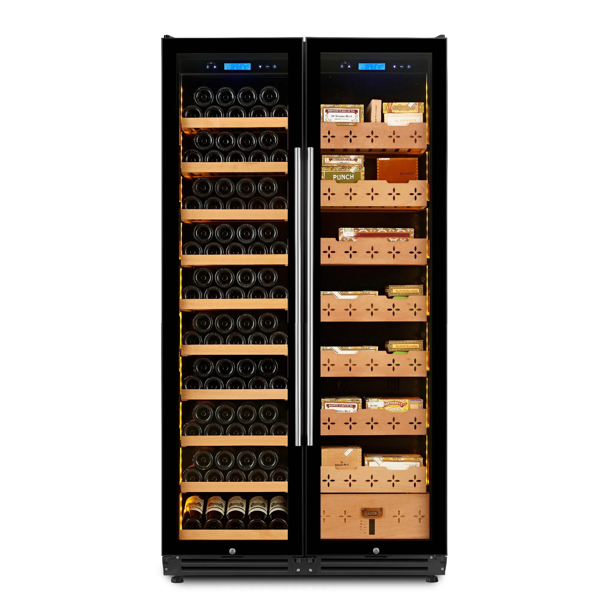 830L Refrigerator Fridge Wholesale Cigar Humidor Professional Manufacturer Cigar Cooler Electric Cigar Humidor Cabinet Cigar Humidor Humidor