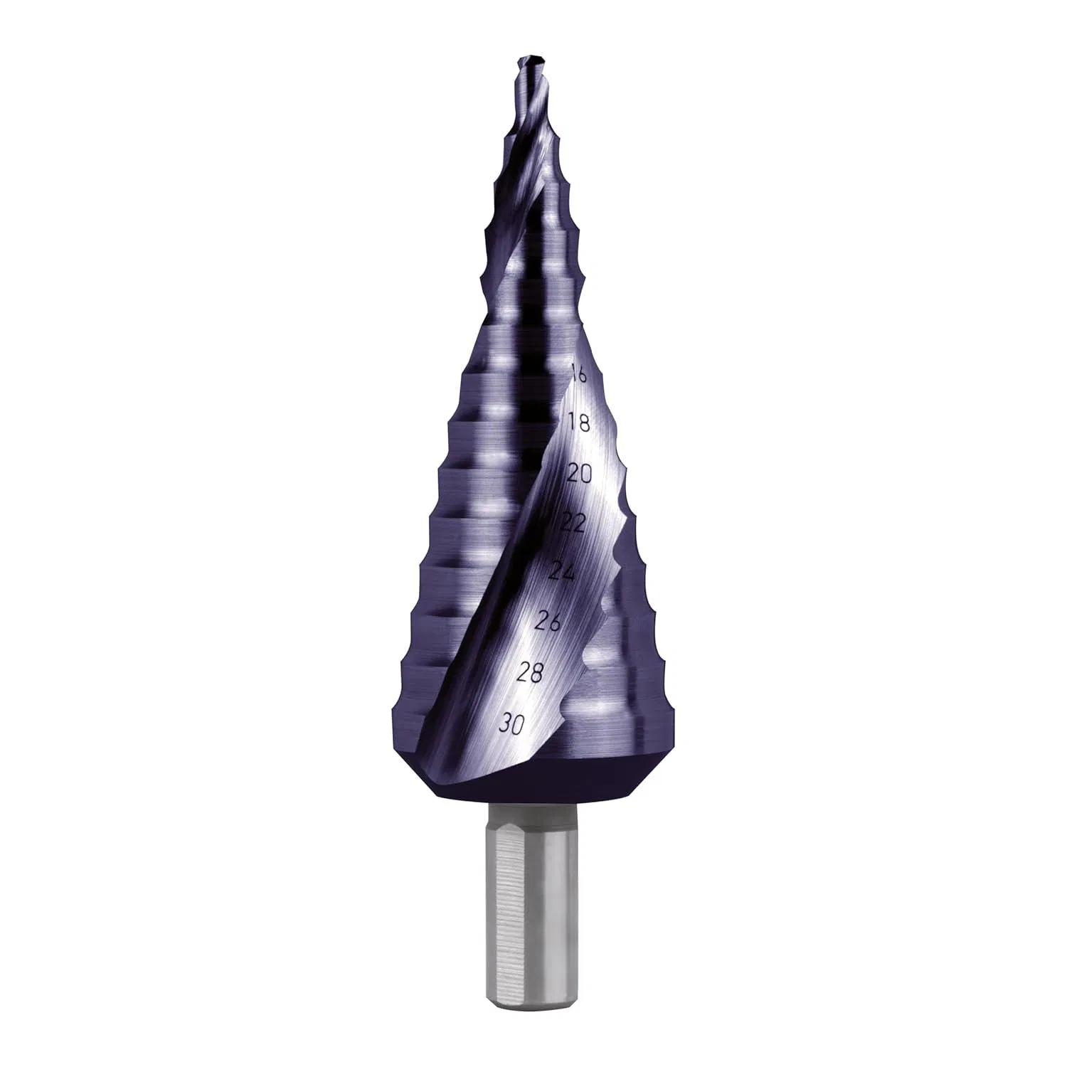 Factory Price High Quality M35 Cobalt Colorful Coated Spiral Flute HSS Tools Step Drill Bit for Metal Drilling