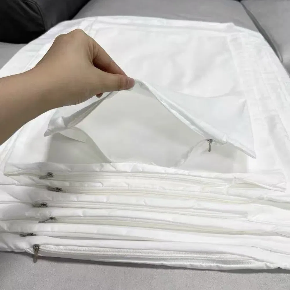 Wholesale 400tc Sateen Pillowcases - Long-Staple Cotton, Envelope Closure, Luxury Sheen Finish (MOQ 100PCS)