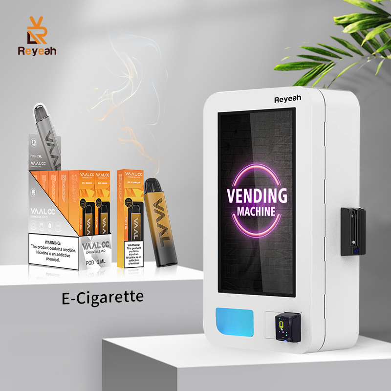 Small Wall Mounted Touch Screen Vapes Vending Machine for Tobacco with Card Reader