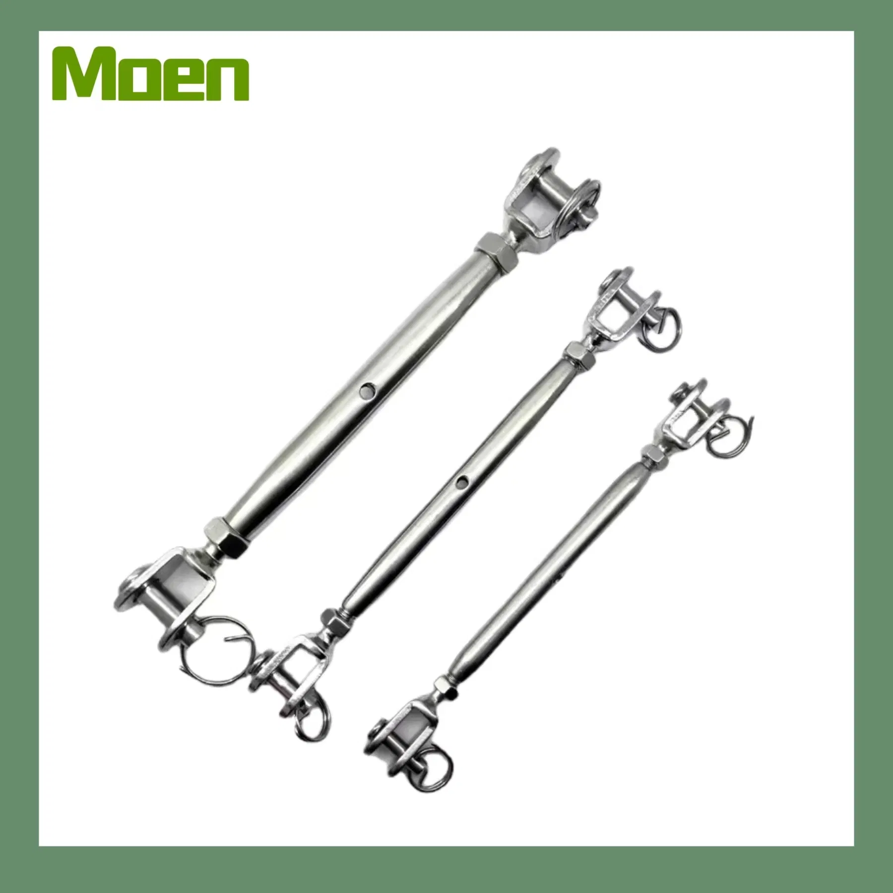 M5-M20 Carton Steel Galvanized Jaw Type Turnbuckles