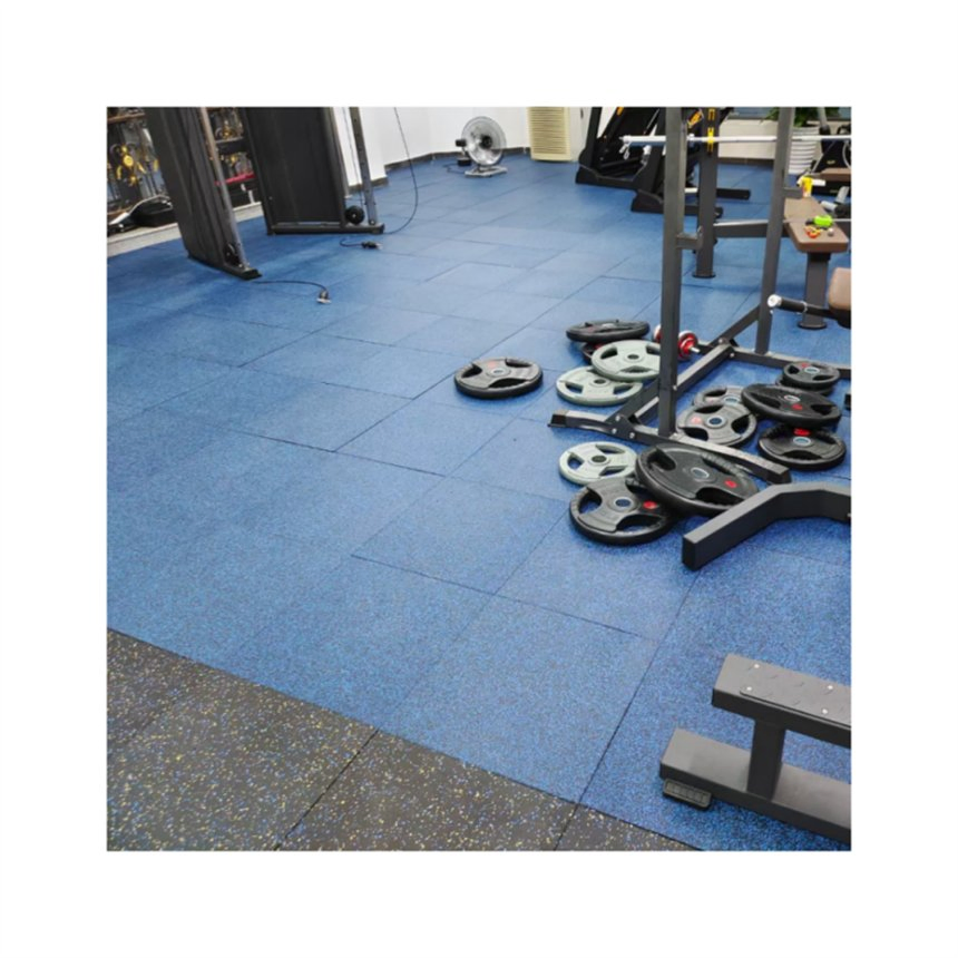 Durable EPDM 20mm Home Gym Rubber Flooring Tiles 30mm