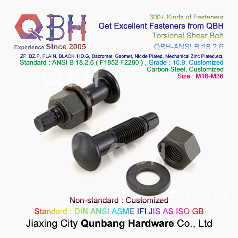 Qbh 10.9 Torsional Shear Tension Control Steel Structure Railway/Highway/Bridge/Boiler/Factory/High-Rise Buildings High Strength Formwork