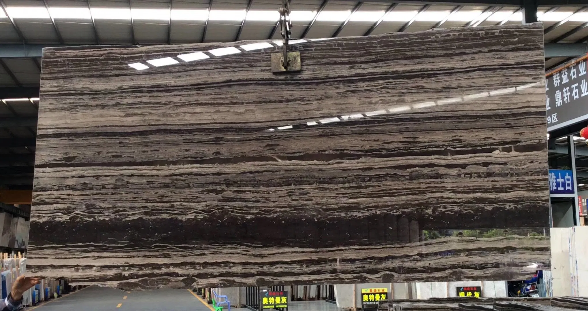 China Natural Stone brown/black/beige polished/honed Zebra Brown  marble for Floor/Wall slabs/tiles/stairs/Mosaic/vanity top decoration