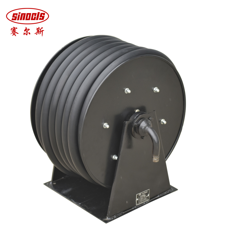 Premium Fuel Hose Reel with Adjustable Nozzle for Efficient Dispensing