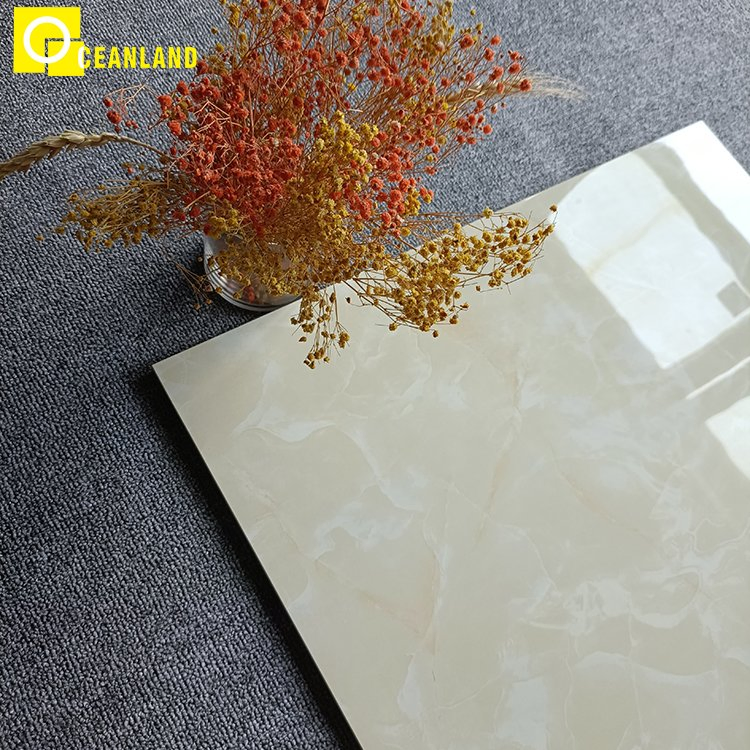 China Factory Wooden Like 600X600 Full Polished Glazed Tile
