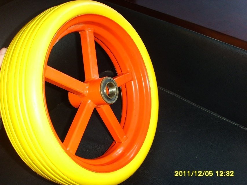 Lug Pattern Republic of Korea 3.50-5 Wheelbarrow PU Wheels