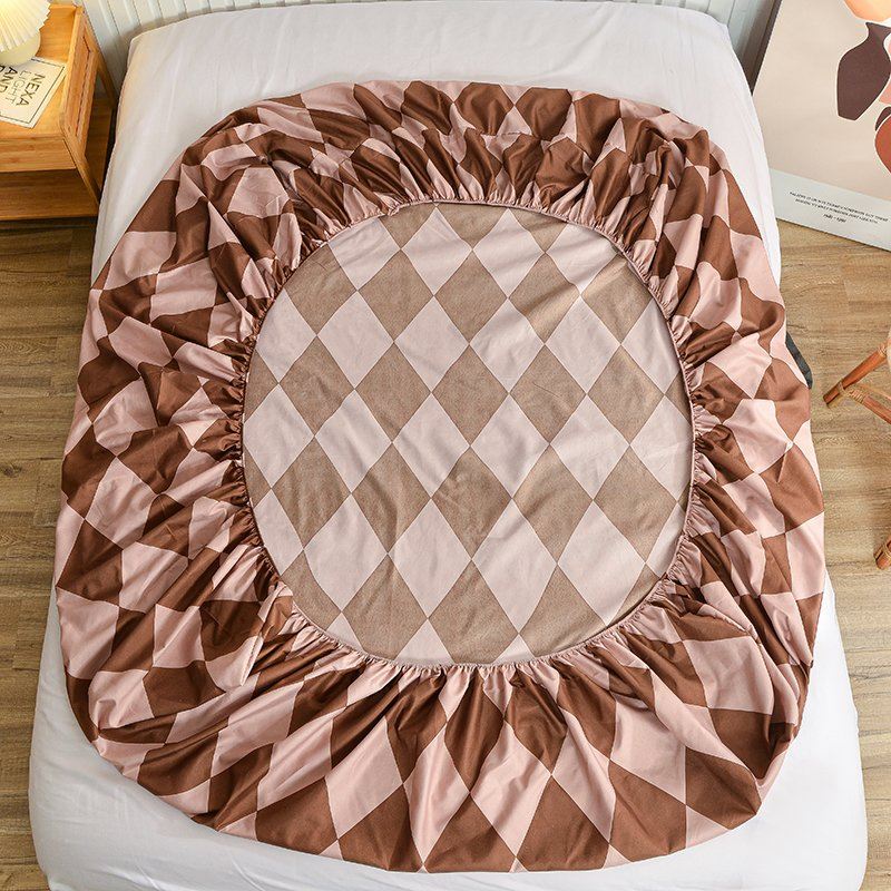 4PCS King Sheet Set Made From Polyester Duvet Cover Cooling Bedding Sets Machine Washable Home Bedding Stiff