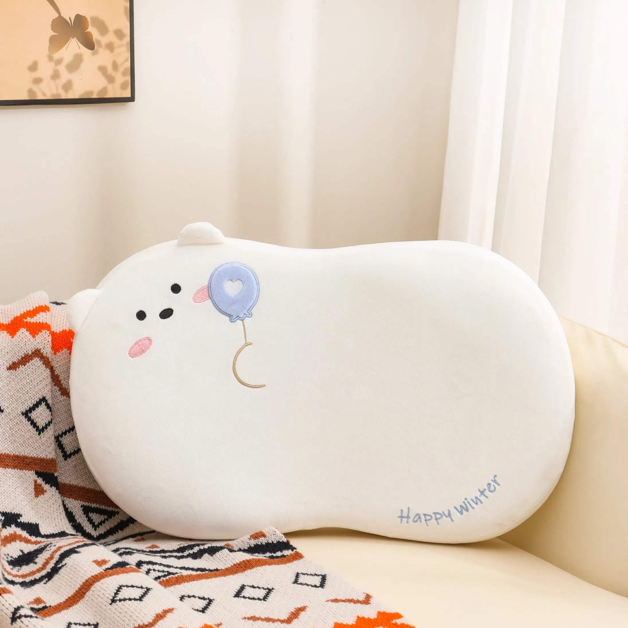 OEM ODM Memory Foam Soft Sleeping Bed Pillow Cat Belly Pillow