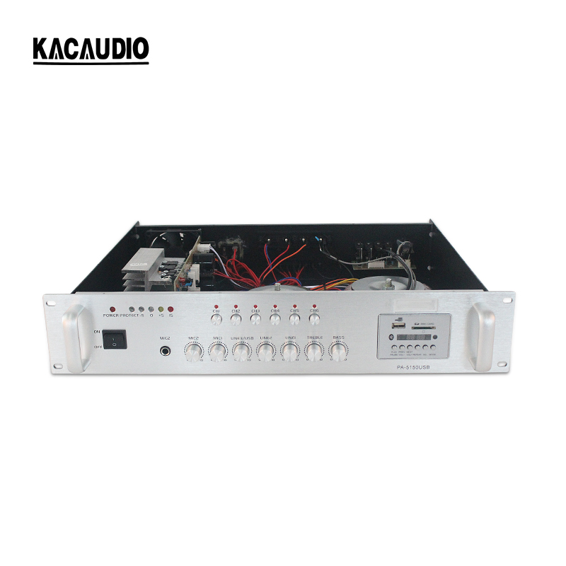 77.5mv Sensitivity Audio Power Amplifier with Digital Screen Display